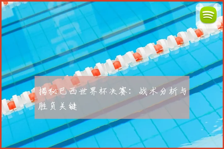 揭秘巴西世界杯决赛：战术分析与胜负关键
